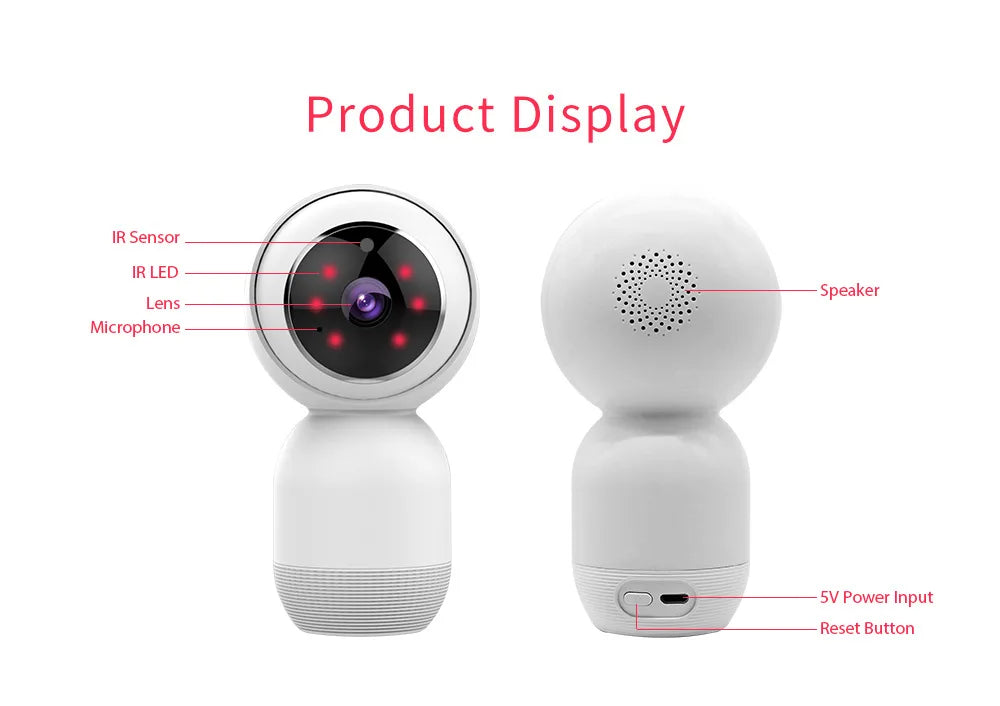 Tuya Smart Home Security Camera Indoor Smart Wifi Baby Camera